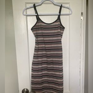 Stripped dress.